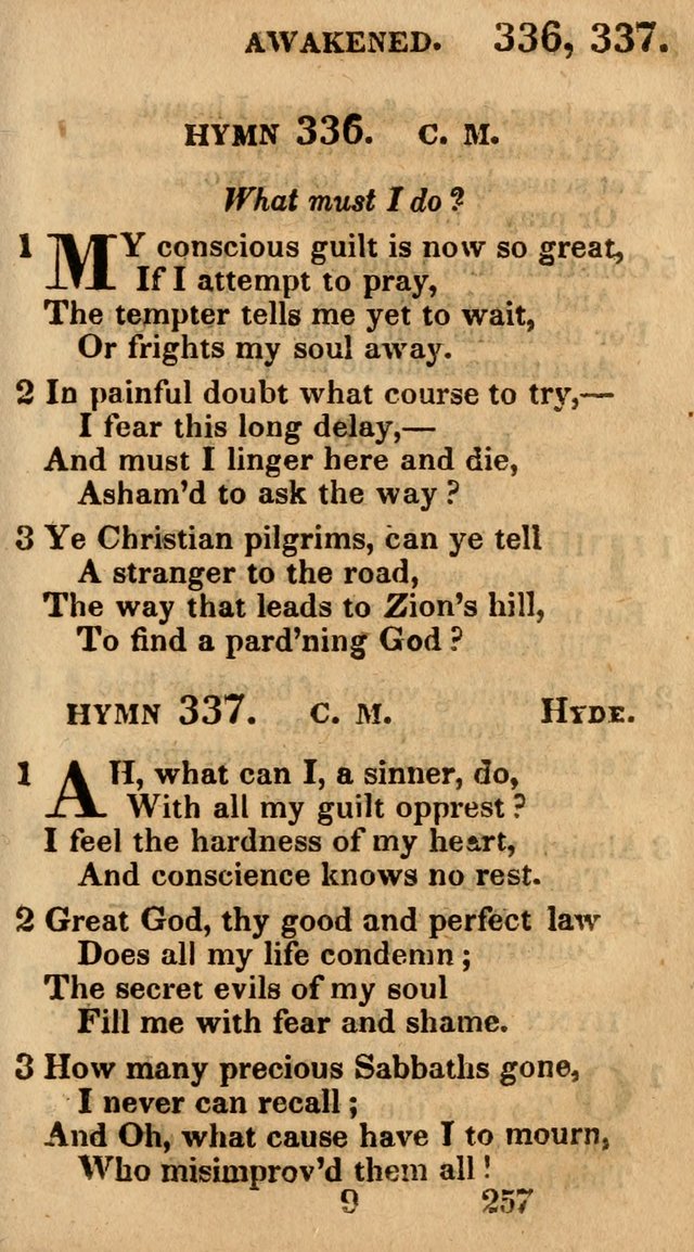 Village Hymns for Social Worship, Selected and Original: designed as a supplement to the Psalms and Hymns of Dr. Watts (6th ed.) page 261