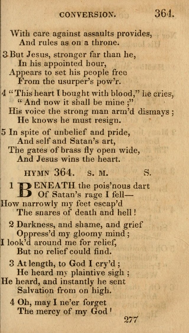 Village Hymns for Social Worship, Selected and Original: designed as a supplement to the Psalms and Hymns of Dr. Watts (6th ed.) page 281