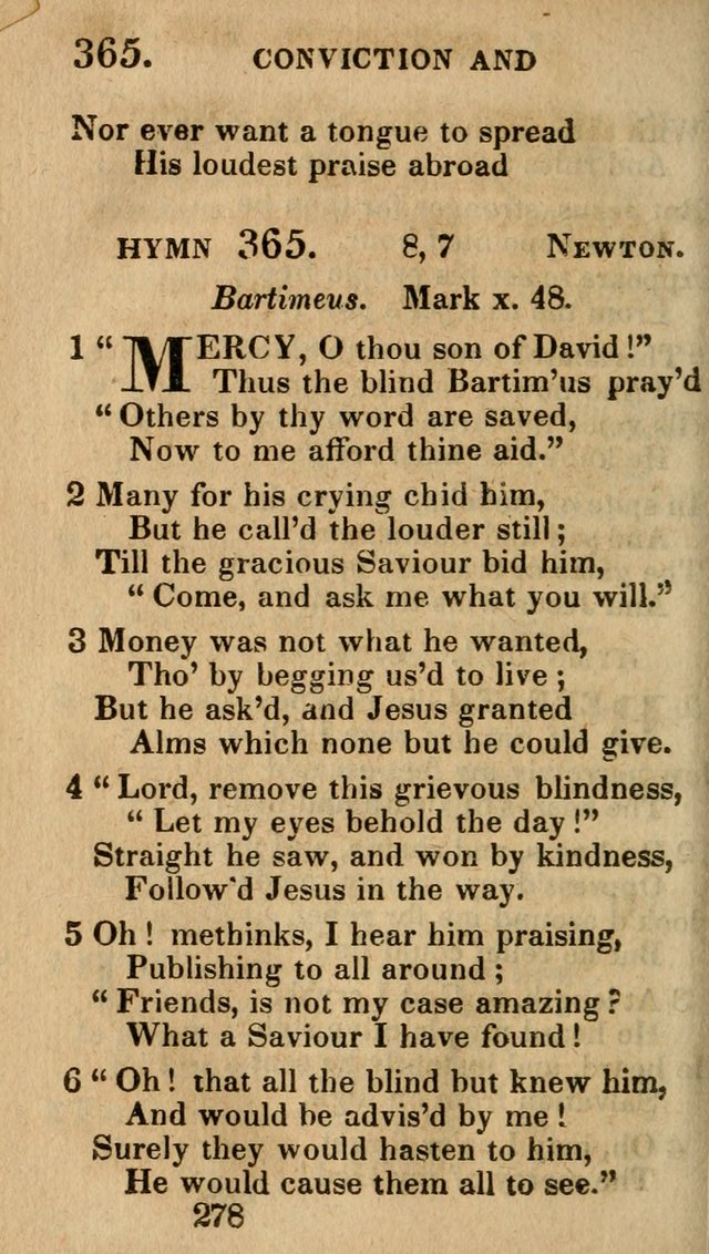 Village Hymns for Social Worship, Selected and Original: designed as a supplement to the Psalms and Hymns of Dr. Watts (6th ed.) page 282