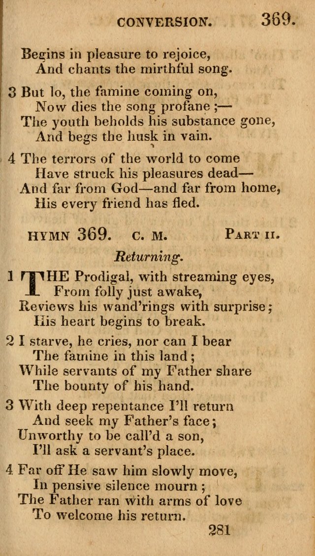 Village Hymns for Social Worship, Selected and Original: designed as a supplement to the Psalms and Hymns of Dr. Watts (6th ed.) page 285