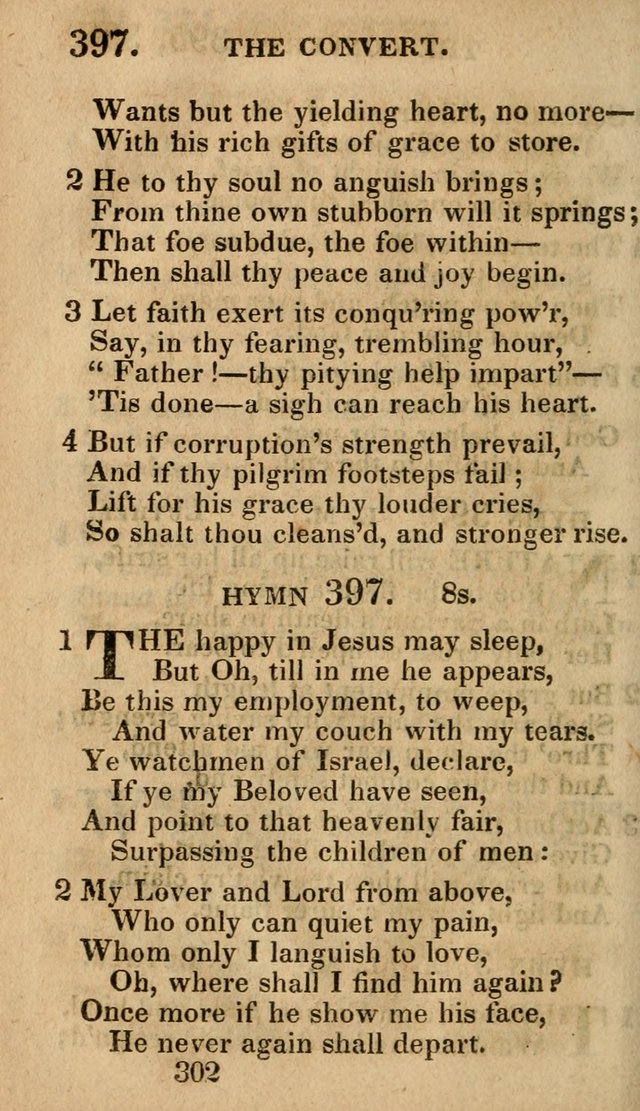 Village Hymns for Social Worship, Selected and Original: designed as a supplement to the Psalms and Hymns of Dr. Watts (6th ed.) page 308