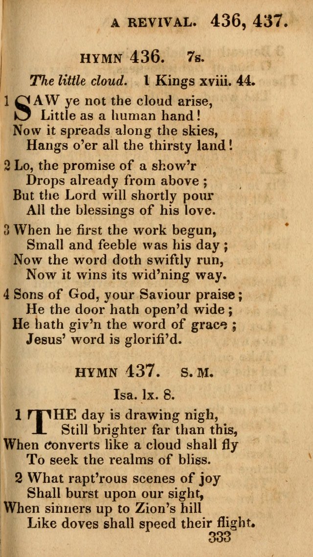 Village Hymns for Social Worship, Selected and Original: designed as a supplement to the Psalms and Hymns of Dr. Watts (6th ed.) page 343