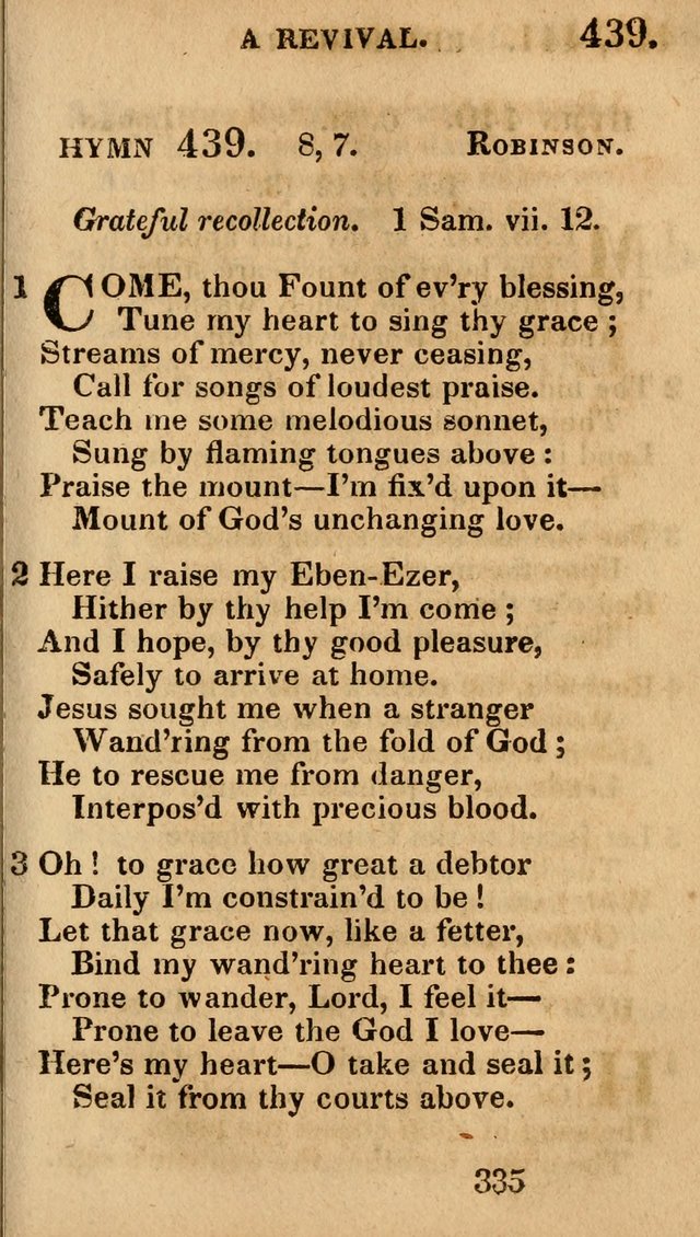 Village Hymns for Social Worship, Selected and Original: designed as a supplement to the Psalms and Hymns of Dr. Watts (6th ed.) page 345