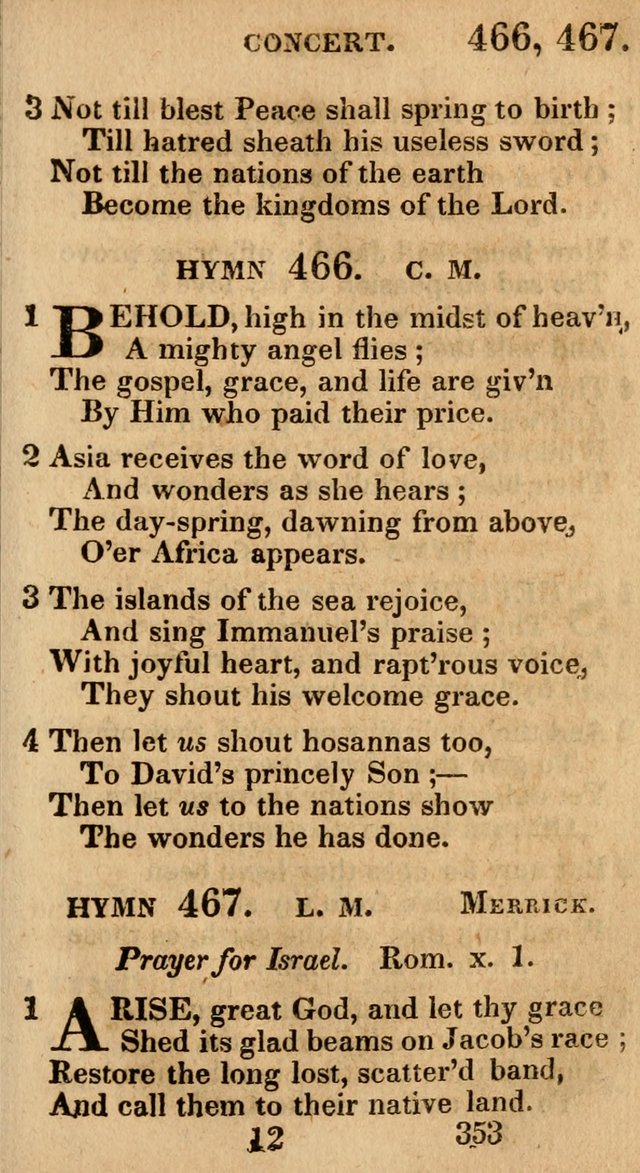 Village Hymns for Social Worship, Selected and Original: designed as a supplement to the Psalms and Hymns of Dr. Watts (6th ed.) page 363