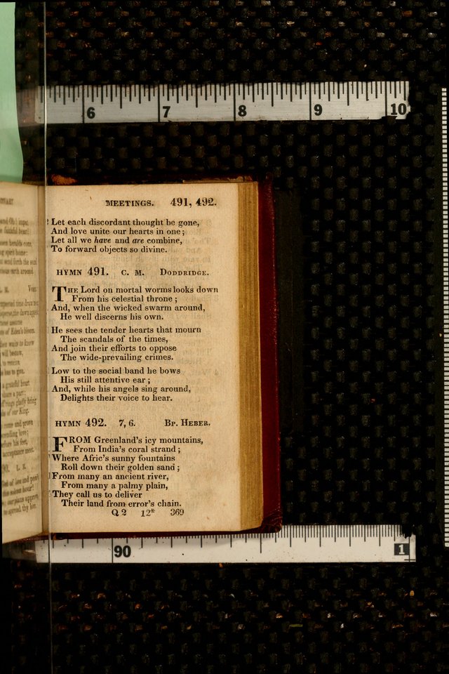 Village Hymns for Social Worship, Selected and Original: designed as a supplement to the Psalms and Hymns of Dr. Watts (6th ed.) page 381