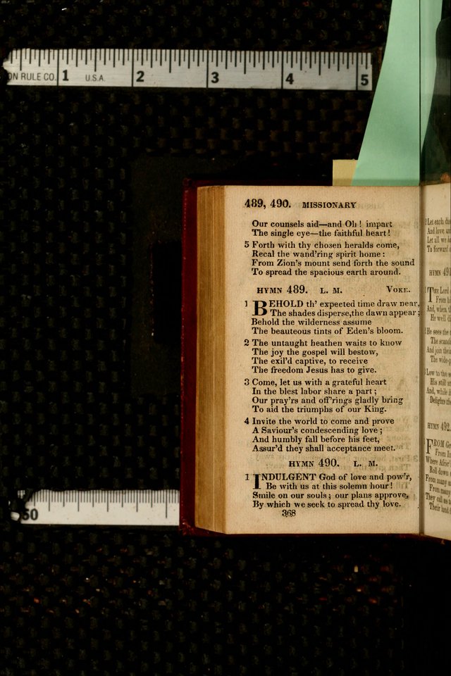 Village Hymns for Social Worship, Selected and Original: designed as a supplement to the Psalms and Hymns of Dr. Watts (6th ed.) page 382