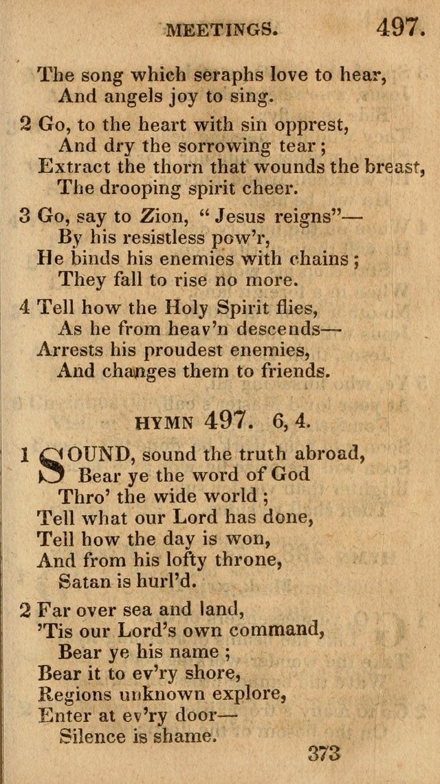 Village Hymns for Social Worship, Selected and Original: designed as a supplement to the Psalms and Hymns of Dr. Watts (6th ed.) page 387