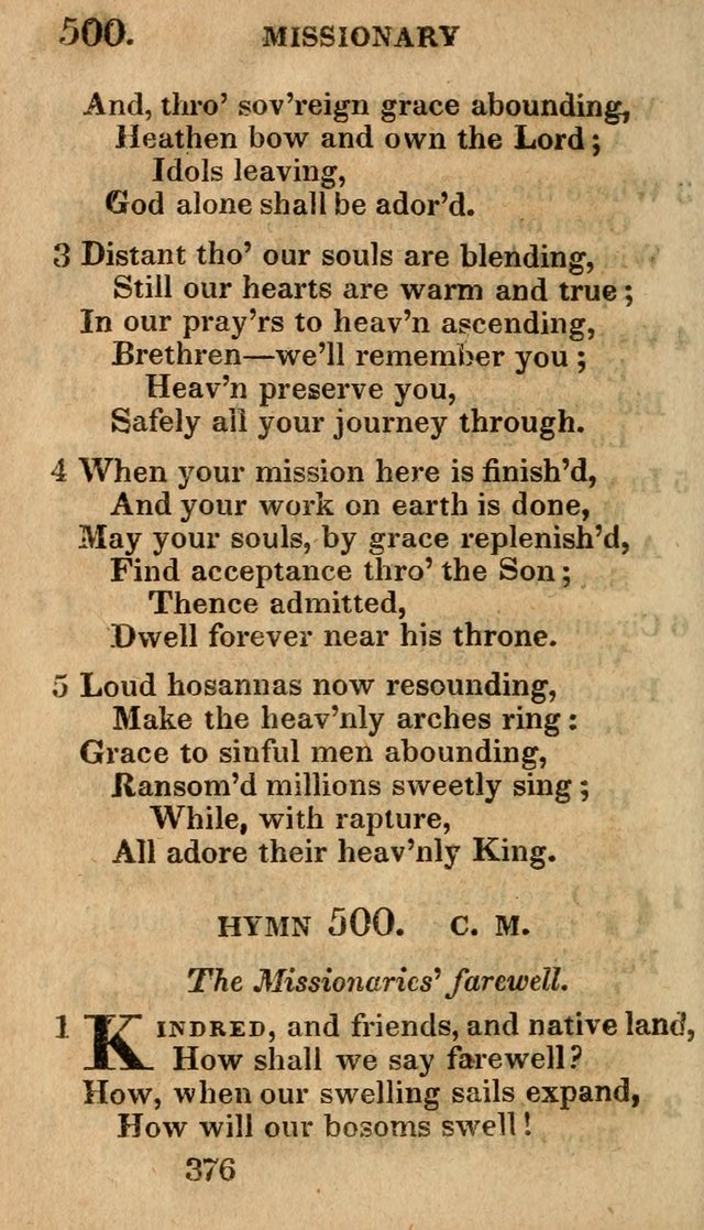 Village Hymns for Social Worship, Selected and Original: designed as a supplement to the Psalms and Hymns of Dr. Watts (6th ed.) page 390