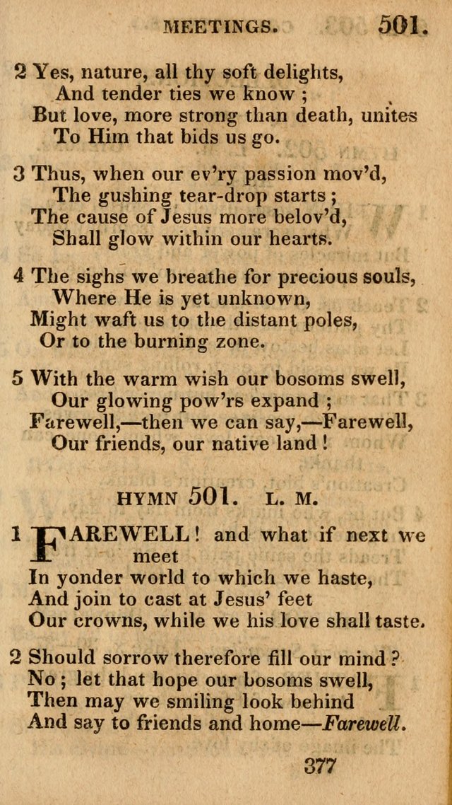 Village Hymns for Social Worship, Selected and Original: designed as a supplement to the Psalms and Hymns of Dr. Watts (6th ed.) page 391