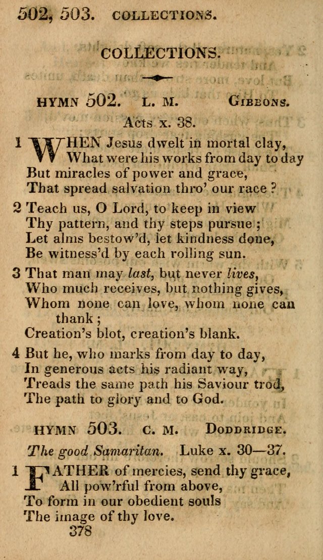 Village Hymns for Social Worship, Selected and Original: designed as a supplement to the Psalms and Hymns of Dr. Watts (6th ed.) page 392