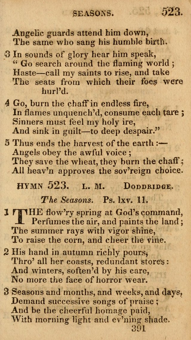 Village Hymns for Social Worship, Selected and Original: designed as a supplement to the Psalms and Hymns of Dr. Watts (6th ed.) page 405