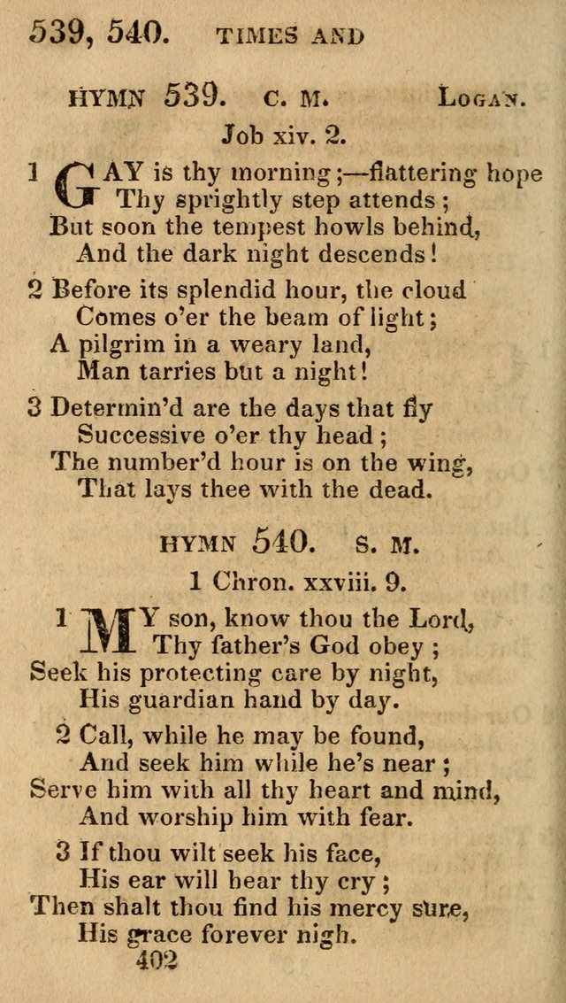 Village Hymns for Social Worship, Selected and Original: designed as a supplement to the Psalms and Hymns of Dr. Watts (6th ed.) page 416