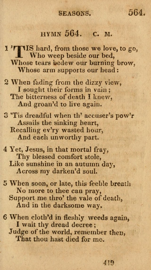 Village Hymns for Social Worship, Selected and Original: designed as a supplement to the Psalms and Hymns of Dr. Watts (6th ed.) page 433