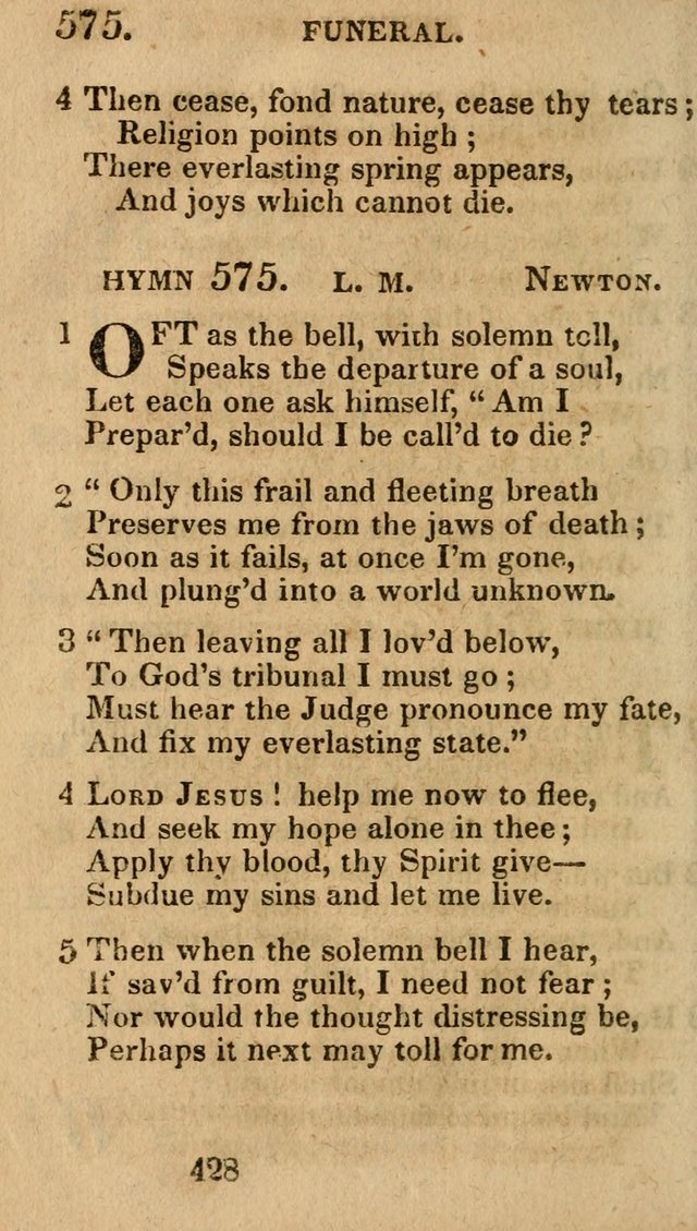 Village Hymns for Social Worship, Selected and Original: designed as a supplement to the Psalms and Hymns of Dr. Watts (6th ed.) page 442