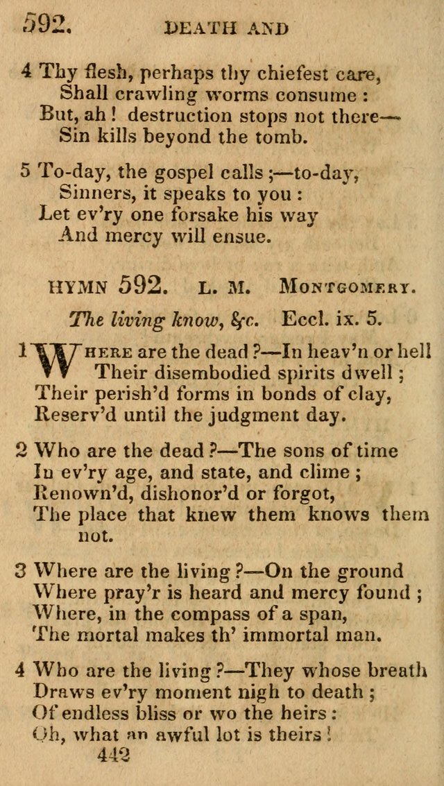 Village Hymns for Social Worship, Selected and Original: designed as a supplement to the Psalms and Hymns of Dr. Watts (6th ed.) page 456