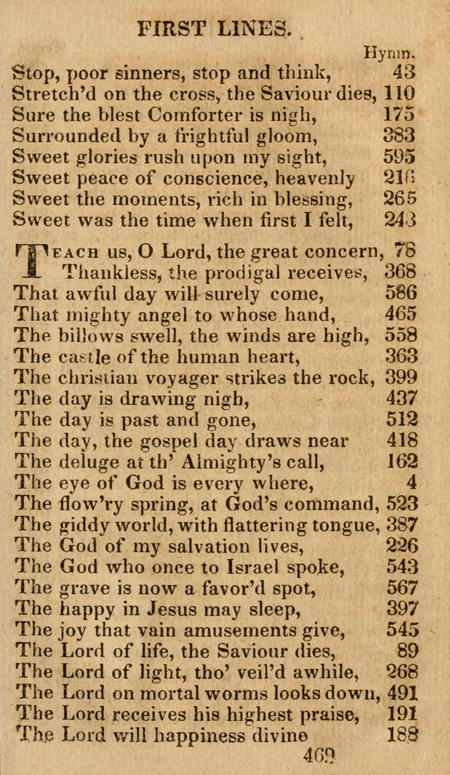 Village Hymns for Social Worship, Selected and Original: designed as a supplement to the Psalms and Hymns of Dr. Watts (6th ed.) page 483