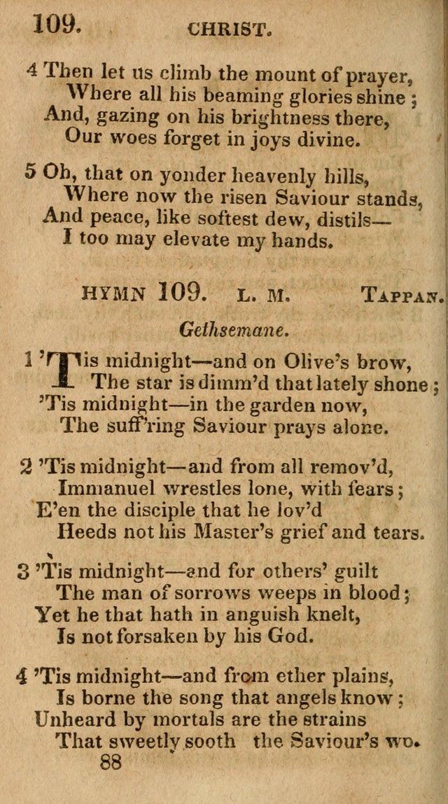 Village Hymns for Social Worship, Selected and Original: designed as a supplement to the Psalms and Hymns of Dr. Watts (6th ed.) page 88