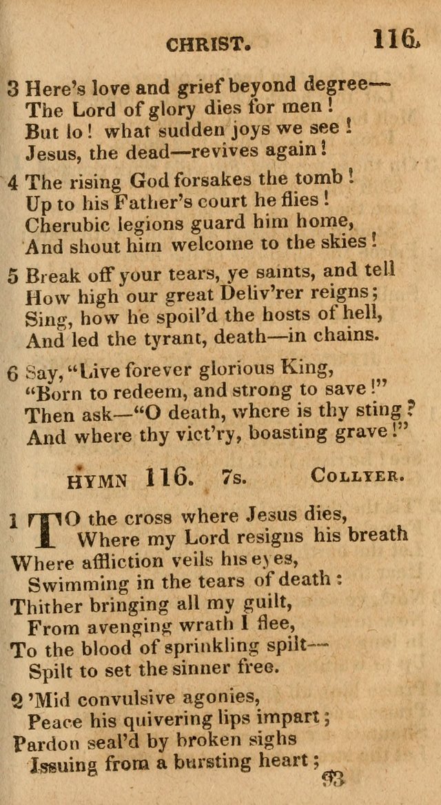 Village Hymns for Social Worship, Selected and Original: designed as a supplement to the Psalms and Hymns of Dr. Watts (6th ed.) page 95