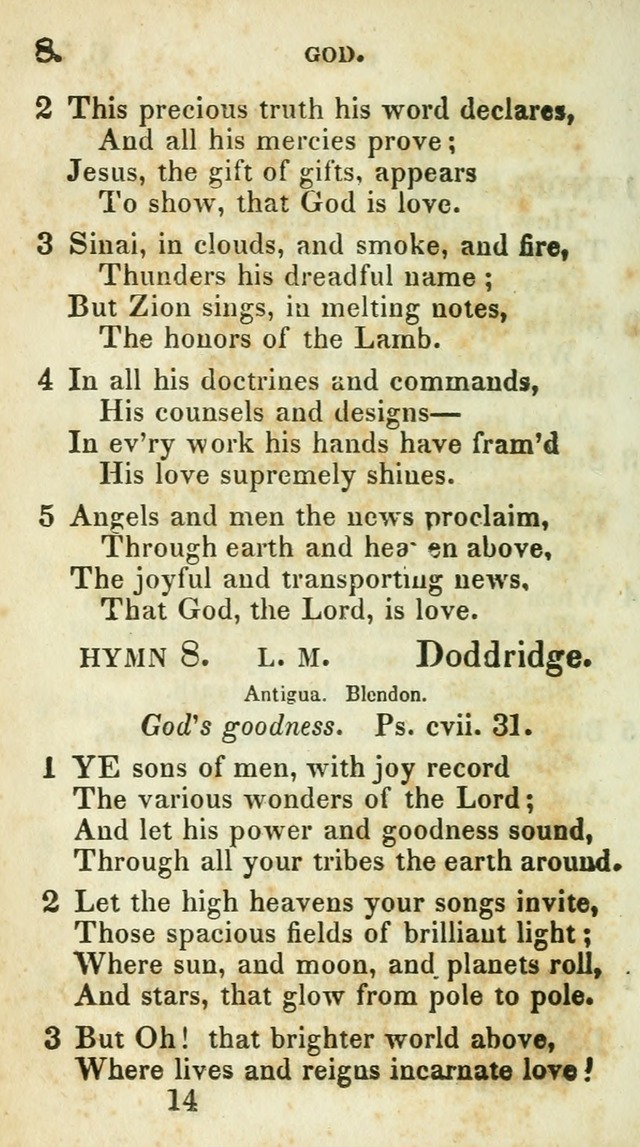 Village hymns for social worship, selected and original: designed as a supplement to Dr. Watts