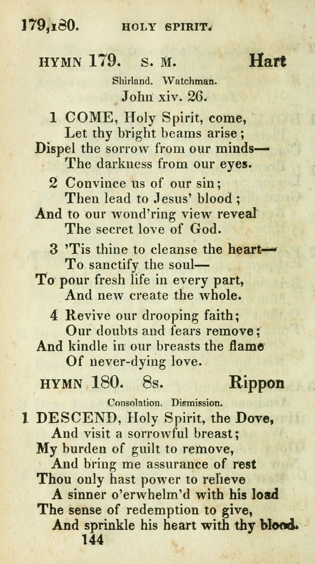 Village hymns for social worship, selected and original: designed as a supplement to Dr. Watts