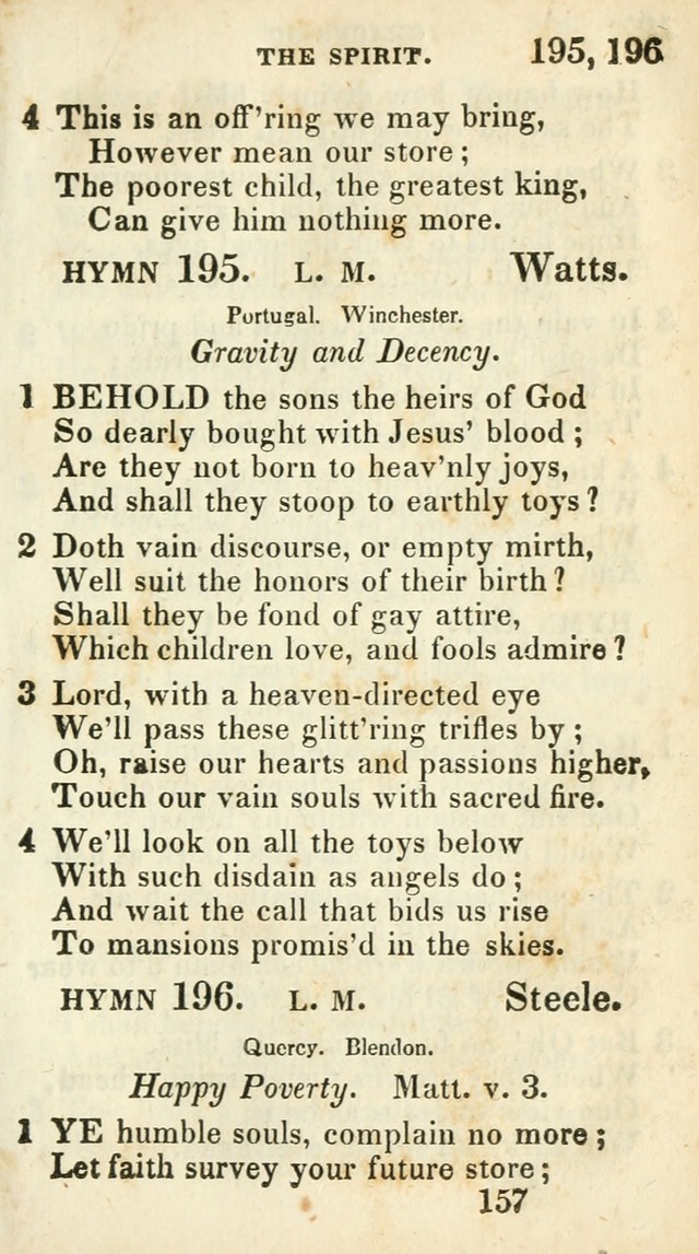 Village hymns for social worship, selected and original: designed as a supplement to Dr. Watts