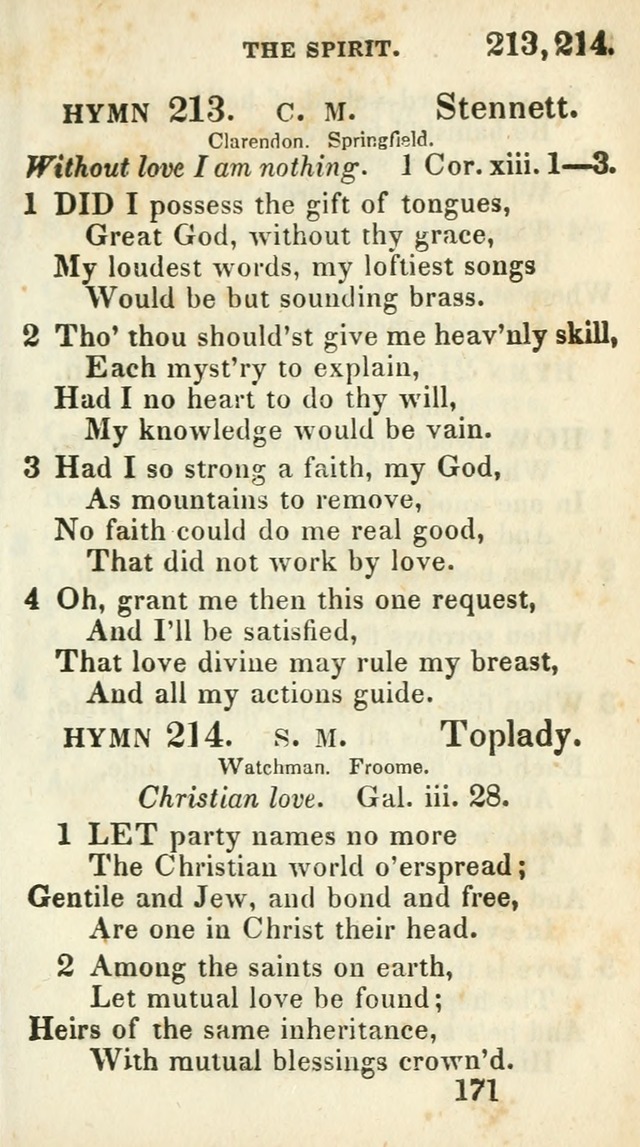 Village hymns for social worship, selected and original: designed as a supplement to Dr. Watts