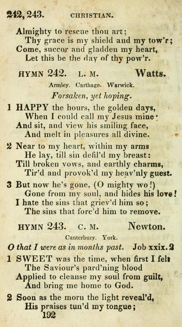 Village hymns for social worship, selected and original: designed as a supplement to Dr. Watts