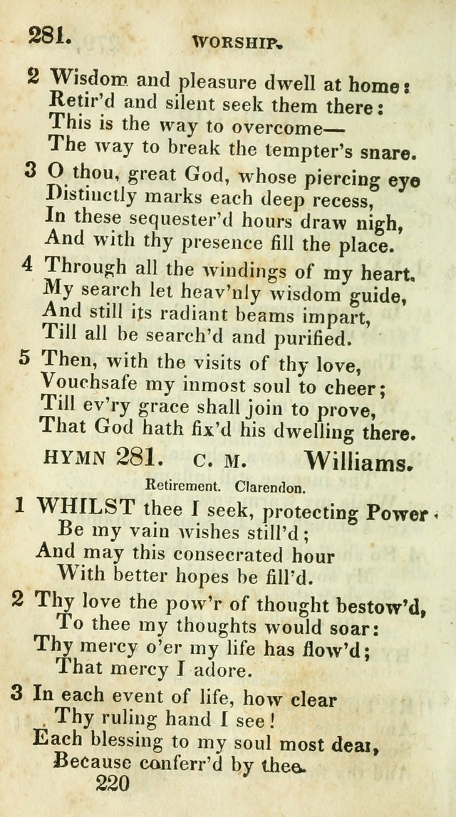 Village hymns for social worship, selected and original: designed as a supplement to Dr. Watts