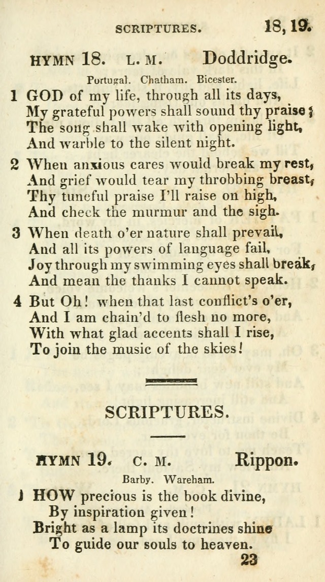 Village hymns for social worship, selected and original: designed as a supplement to Dr. Watts