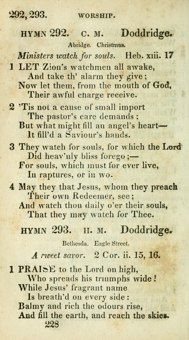 Village hymns for social worship, selected and original: designed as a supplement to Dr. Watts