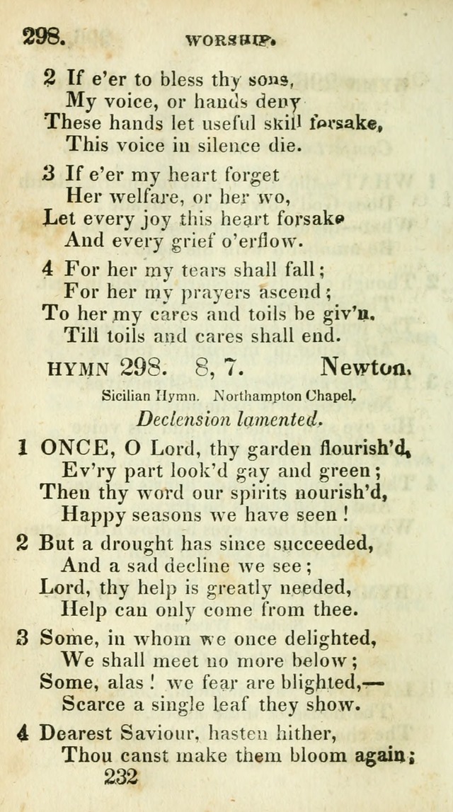 Village hymns for social worship, selected and original: designed as a supplement to Dr. Watts