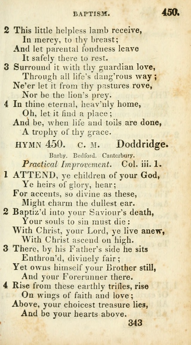 Village hymns for social worship, selected and original: designed as a supplement to Dr. Watts