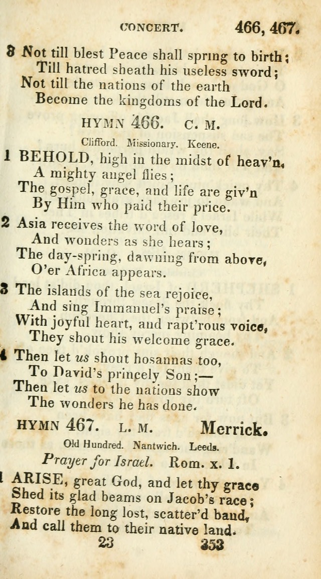 Village hymns for social worship, selected and original: designed as a supplement to Dr. Watts