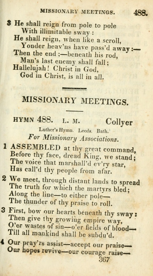 Village hymns for social worship, selected and original: designed as a supplement to Dr. Watts