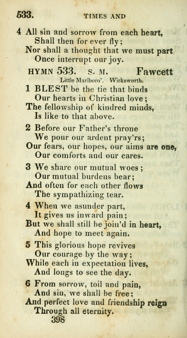 Village hymns for social worship, selected and original: designed as a supplement to Dr. Watts