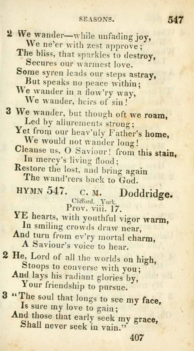 Village hymns for social worship, selected and original: designed as a supplement to Dr. Watts