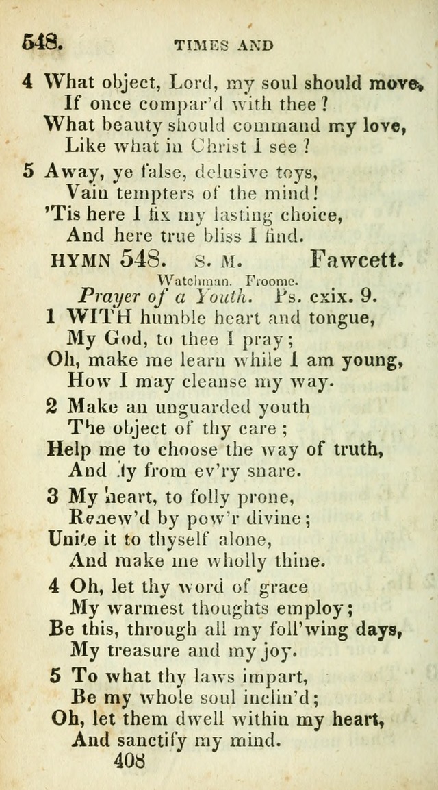 Village hymns for social worship, selected and original: designed as a supplement to Dr. Watts