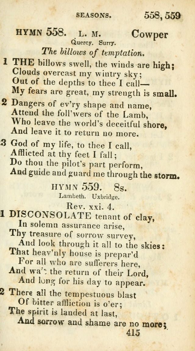 Village hymns for social worship, selected and original: designed as a supplement to Dr. Watts