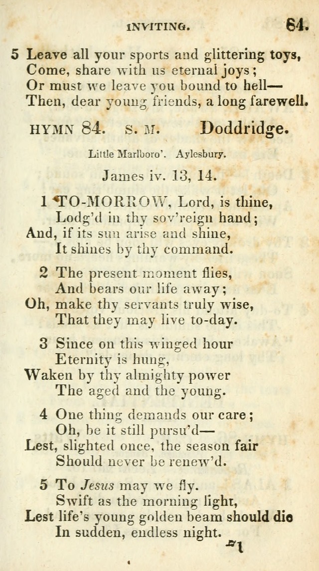 Village hymns for social worship, selected and original: designed as a supplement to Dr. Watts