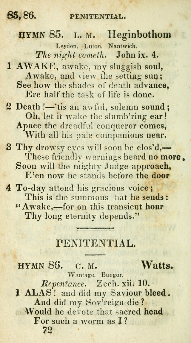 Village hymns for social worship, selected and original: designed as a supplement to Dr. Watts