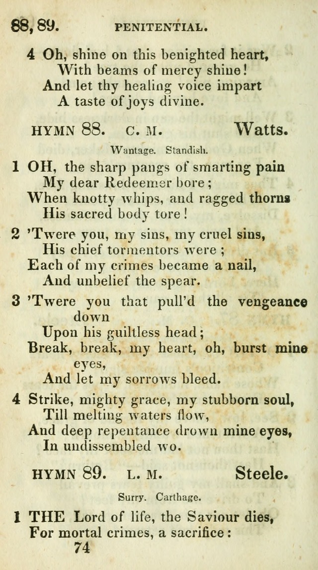 Village hymns for social worship, selected and original: designed as a supplement to Dr. Watts