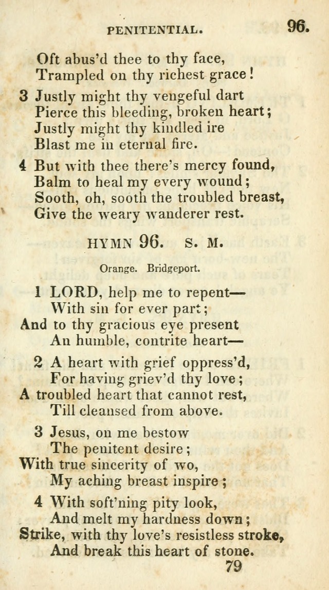 Village hymns for social worship, selected and original: designed as a supplement to Dr. Watts