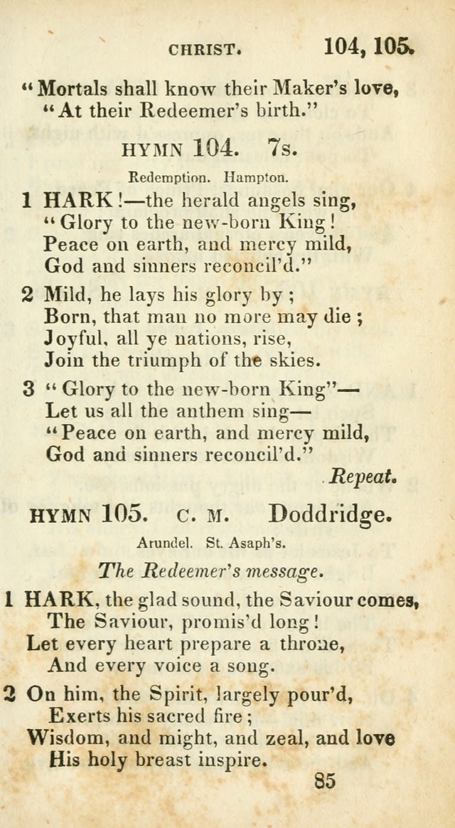 Village hymns for social worship, selected and original: designed as a supplement to Dr. Watts