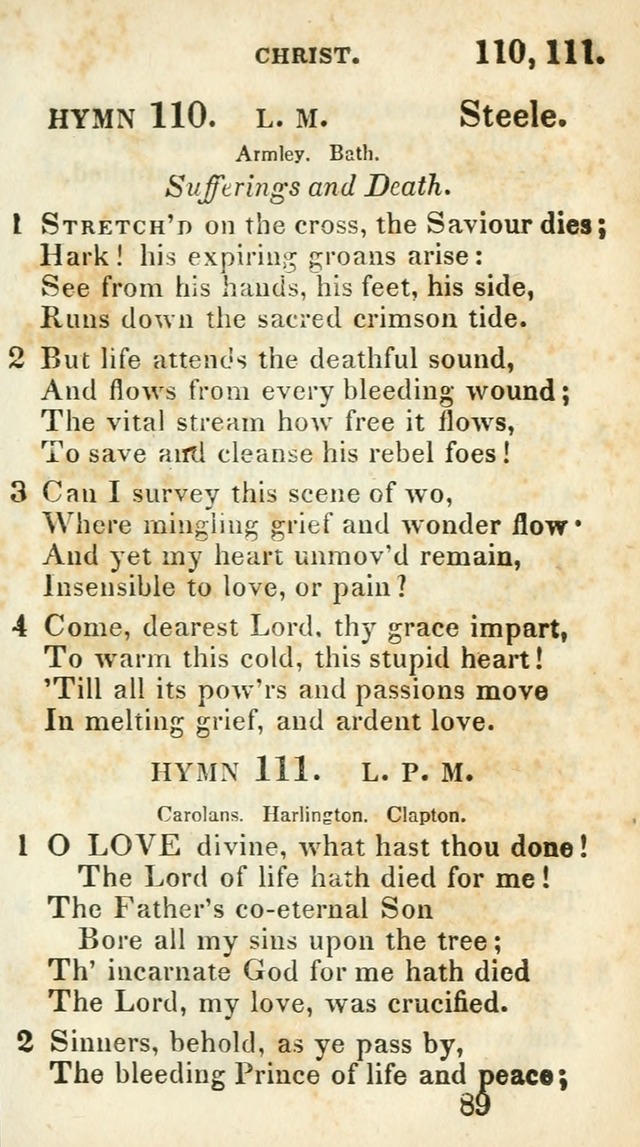 Village hymns for social worship, selected and original: designed as a supplement to Dr. Watts