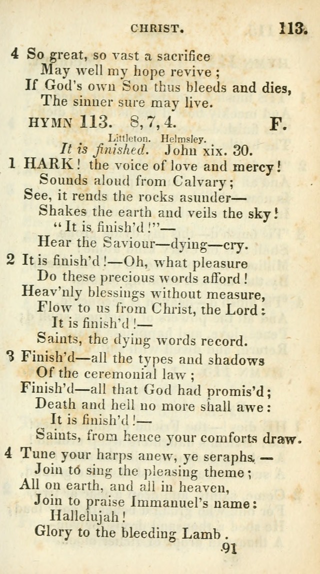 Village hymns for social worship, selected and original: designed as a supplement to Dr. Watts