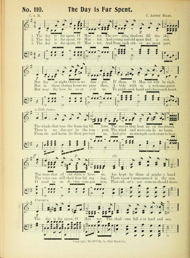 The Voice of Praise No. 2: a complete collection of Scriptural, gospel, Sunday-school and praise service songs page 115