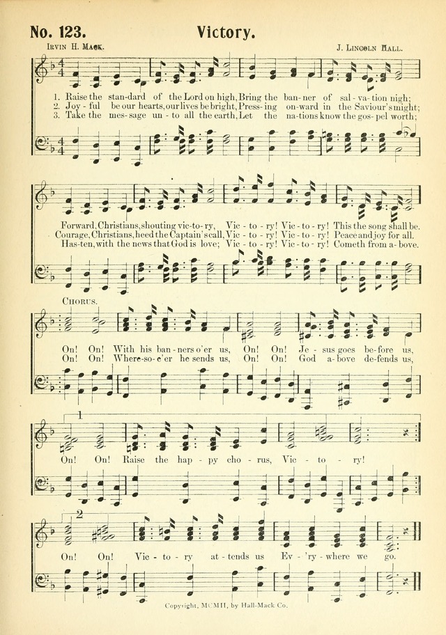 The Voice of Praise No. 2: a complete collection of Scriptural, gospel, Sunday-school and praise service songs page 128