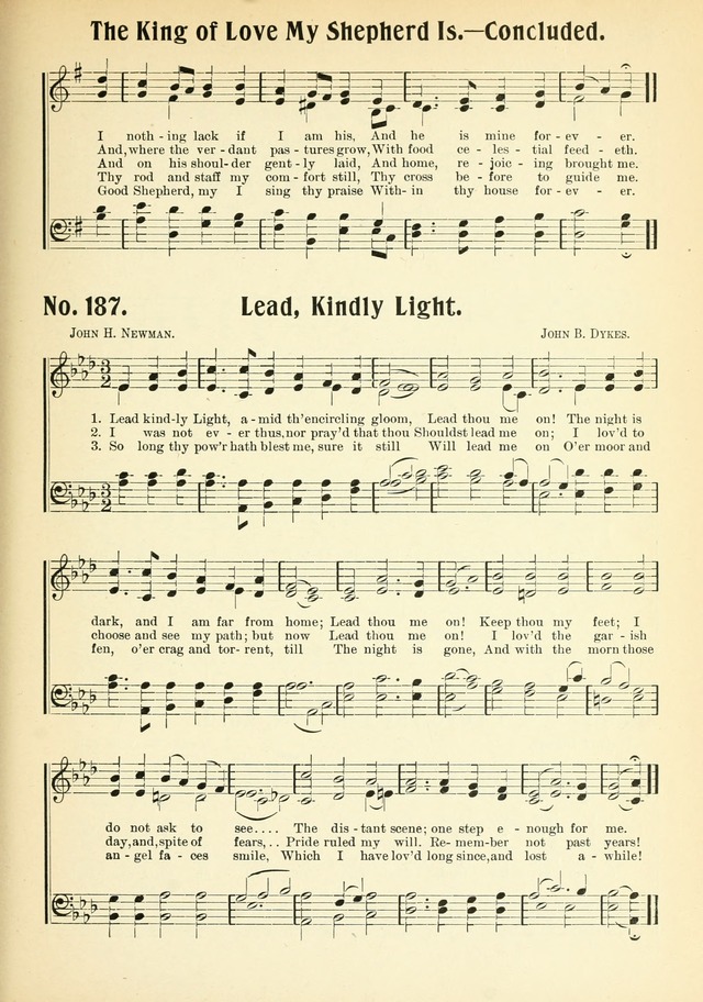 The Voice of Praise No. 2: a complete collection of Scriptural, gospel, Sunday-school and praise service songs page 186