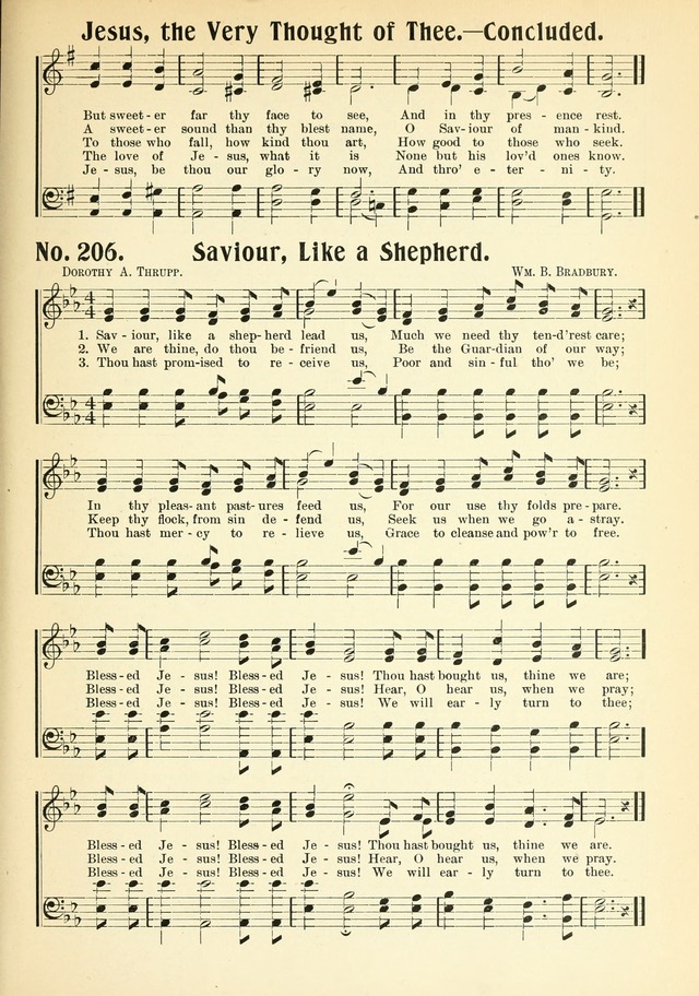 The Voice of Praise No. 2: a complete collection of Scriptural, gospel, Sunday-school and praise service songs page 198