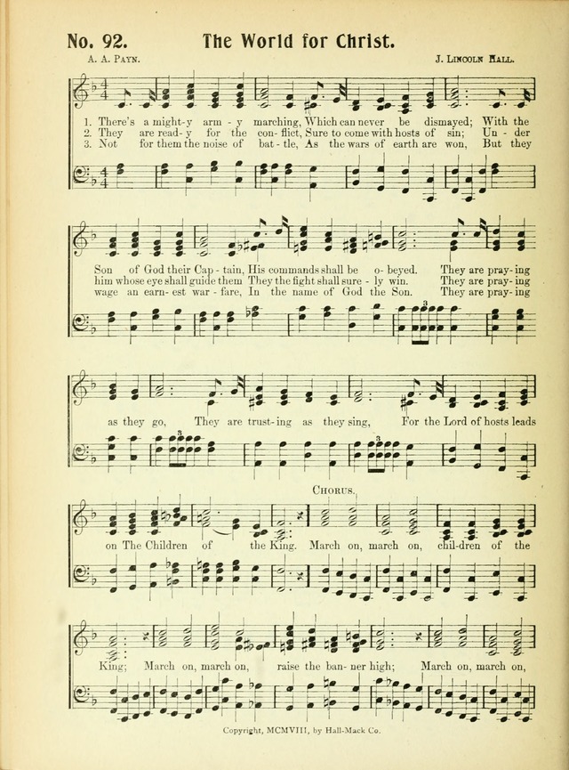 The Voice of Praise No. 2: a complete collection of Scriptural, gospel, Sunday-school and praise service songs page 97